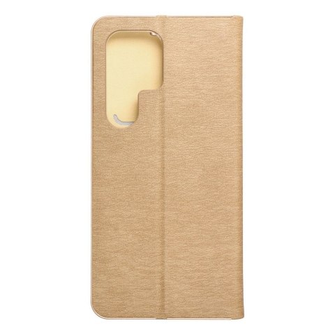 Etui z klapką na Samsung S24 ULTRA Luna Book Gold złote