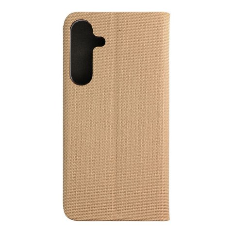 Etui z klapką na Samsung S25 FE Sensitive Book złote