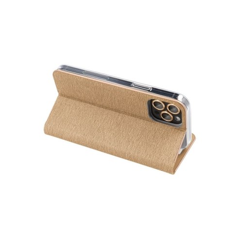 Etui z klapką na Samsung S25 PLUS Luna Book Gold złote