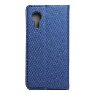 Etui z klapką na Samsung Xcover 5 Smart Case Book granatowe