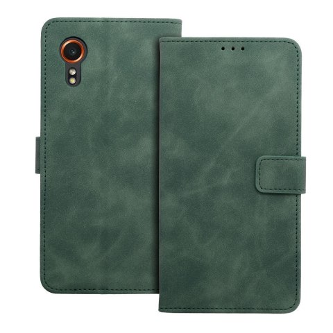 Etui z klapką na Samsung Xcover 7 Tender Book zielone