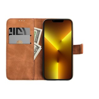 Etui z klapką na Xiaomi 13T Tender Book brązowe