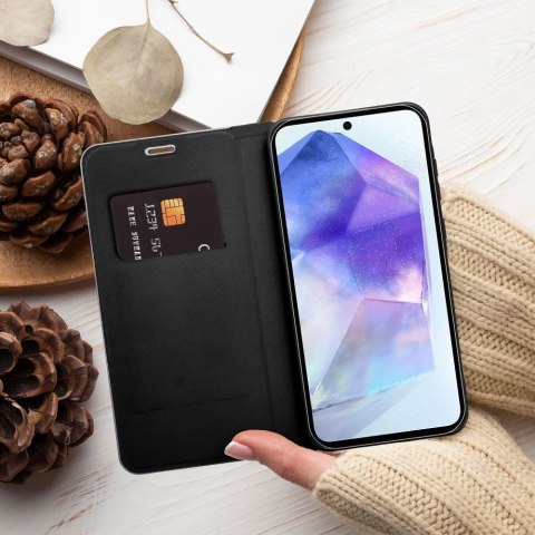 Etui z klapką na Xiaomi 14 Luna Book Carbon czarne