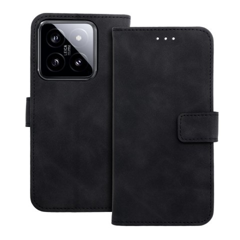 Etui z klapką na Xiaomi 14 ULTRA Tender Book czarne