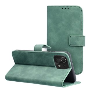 Etui z klapką na Xiaomi Mi 11 Lite 5G / Mi 11 Lite LTE ( 4G ) / Mi 11 Lite NE Tender Book zielone