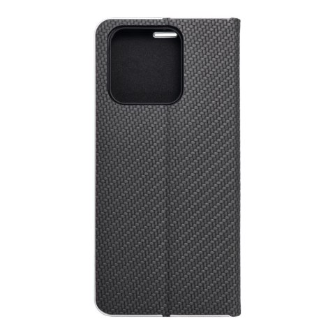 Etui z klapką na Xiaomi Redmi 10C Luna Book Carbon czarne