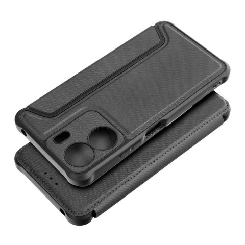 Etui z klapką na Xiaomi Redmi 13C Razor Book czarne