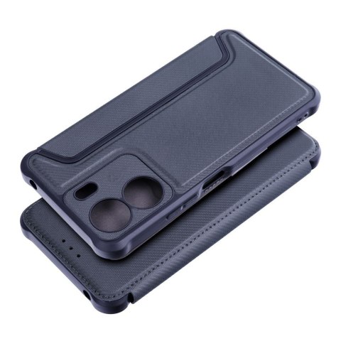 Etui z klapką na Xiaomi Redmi 13C Razor Book niebieskie