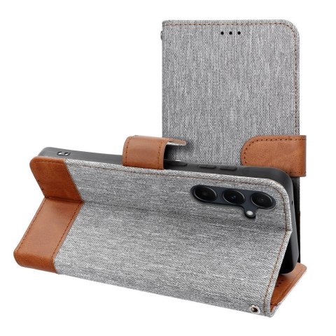 Etui z klapką na Xiaomi Redmi 14C Jeans Book szare