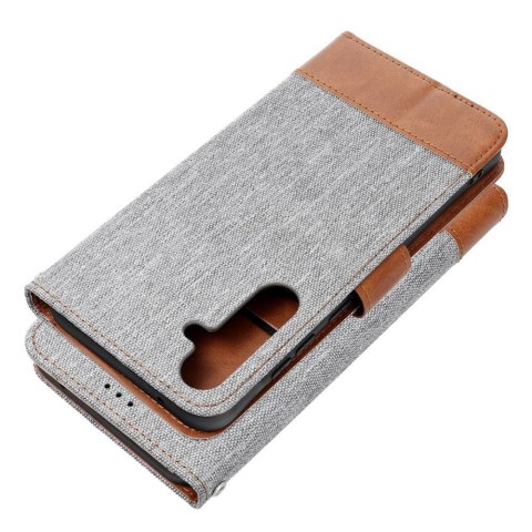 Etui z klapką na Xiaomi Redmi 14C Jeans Book szare