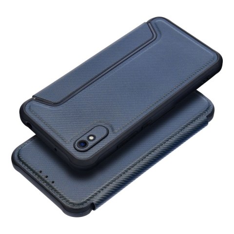 Etui z klapką na Xiaomi Redmi 9AT / Redmi 9A Razor Book niebieskie