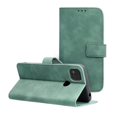 Etui z klapką na Xiaomi Redmi 9C / 9C NFC Tender Book zielone