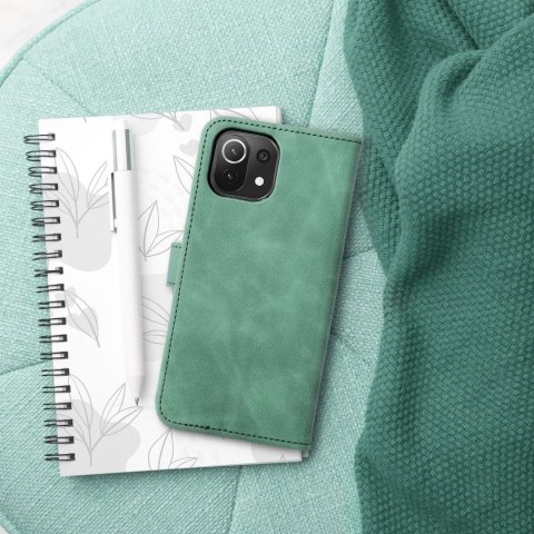 Etui z klapką na Xiaomi Redmi 9C / 9C NFC Tender Book zielone