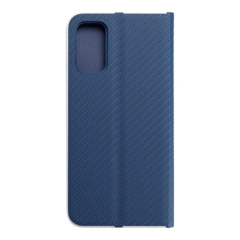 Etui z klapką na Xiaomi Redmi NOTE 10 5G / Poco M3 PRO / Poco M3 PRO 5G Luna Book Carbon niebieskie