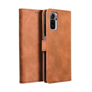Etui z klapką na Xiaomi Redmi NOTE 11 / 11S Tender Book brązowe