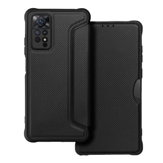 Etui z klapką na Xiaomi Redmi NOTE 11 PRO / 11 PRO 5G Razor Book czarne