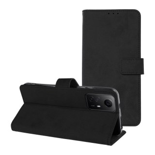 Etui z klapką na Xiaomi Redmi NOTE 12S Tender Book czarne