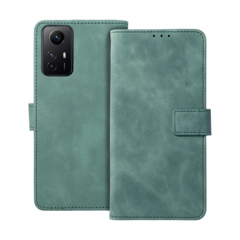 Etui z klapką na Xiaomi Redmi NOTE 12S Tender Book zielone