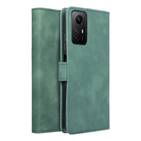 Etui z klapką na Xiaomi Redmi NOTE 12S Tender Book zielone