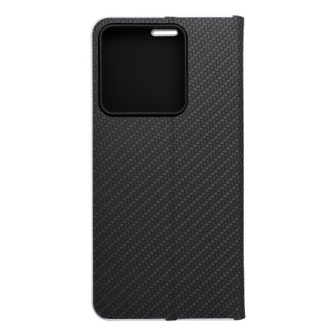 Etui z klapką na Xiaomi Redmi NOTE 13 5G Luna Book Carbon czarne