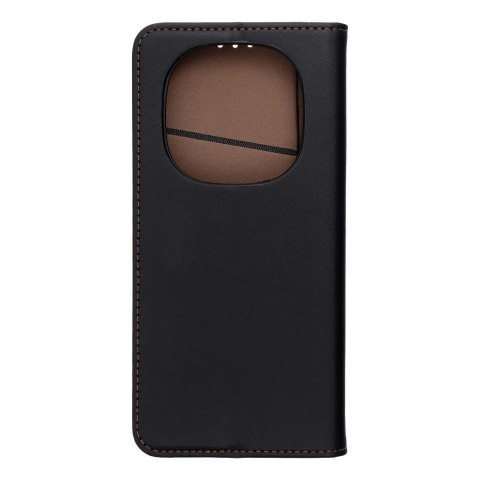 Etui z klapką na Xiaomi Redmi NOTE 14 Pro 4G Smart PRO Book skórzane czarne