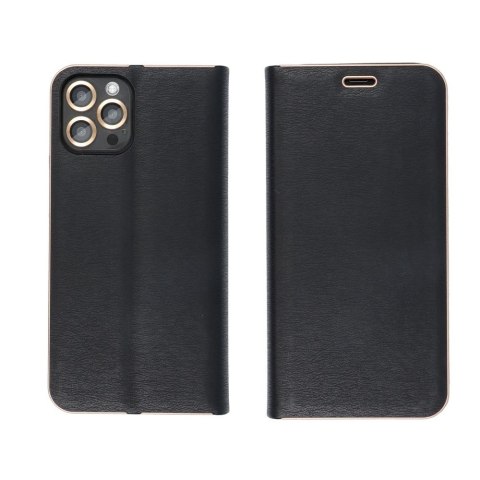 Etui z klapką na Xiaomi Redmi NOTE 15 PRO PLUS 5G Luna Book Gold czarne