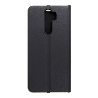 Etui z klapką na Xiaomi Redmi NOTE 8 PRO Luna Book Gold czarne