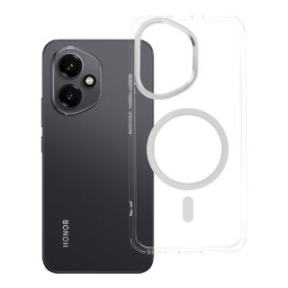 Futerał do Honor 400 Frame Clear Hybrid Mag Cover zgodny z MagSafe transparentny