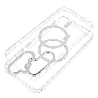 Futerał do Honor 400 Frame Clear Hybrid Mag Cover zgodny z MagSafe transparentny