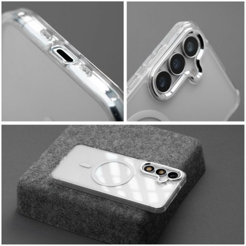 Futerał do Honor 400 Frame Clear Hybrid Mag Cover zgodny z MagSafe transparentny
