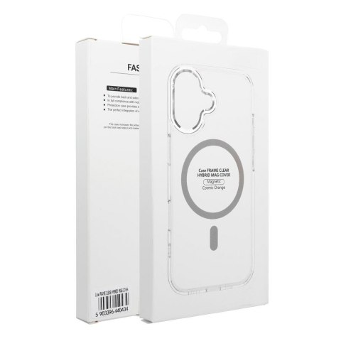 Futerał do Honor 400 Frame Clear Hybrid Mag Cover zgodny z MagSafe transparentny