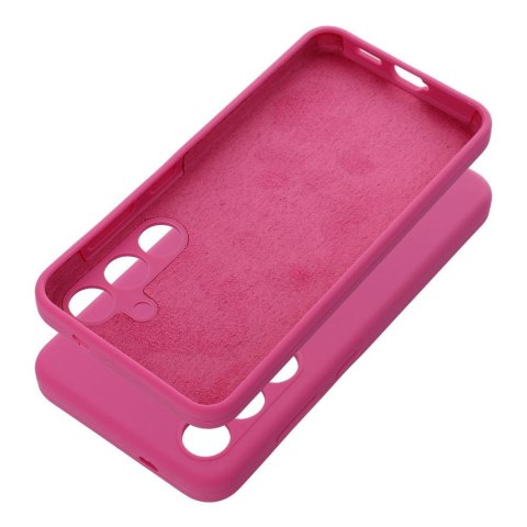 Futerał do Honor X8C Silicone 2mm (camera protection) różowy