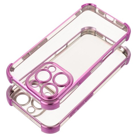 Etui na iPhone 11 Antishock Electro purpurowe
