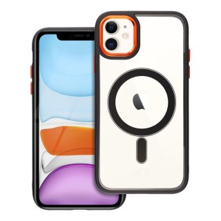 Futerał do iPhone 11 Color Edge Mag Cover zgodny z MagSafe czarno złoty