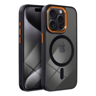 Futerał do iPhone 11 Color Edge Mag Cover zgodny z MagSafe czarno złoty