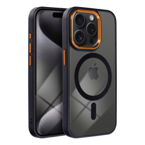 Futerał do iPhone 11 Color Edge Mag Cover zgodny z MagSafe czarno złoty