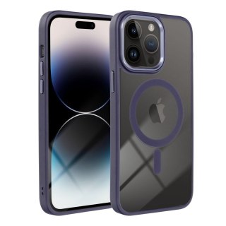 Futerał do iPhone 11 Color Edge Mag Cover zgodny z MagSafe fioletowy