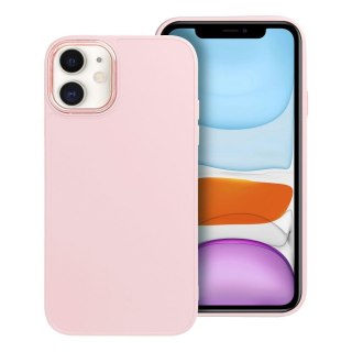 Futerał do iPhone 11 Frame pudrowy róż
