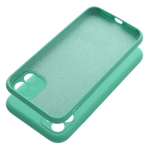 Futerał do iPhone 11 Silicone 2mm miętowy