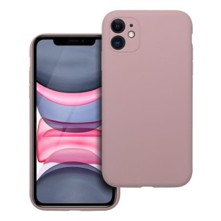 Futerał do iPhone 11 Silicone 2mm pudrowy róż