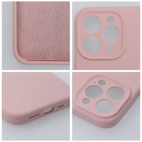 Futerał do iPhone 11 Silicone 2mm pudrowy róż
