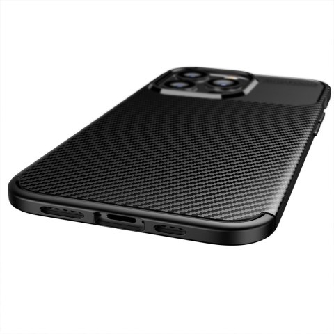 Etui na iPhone 12 / 12 PRO Carbon Premium czarne