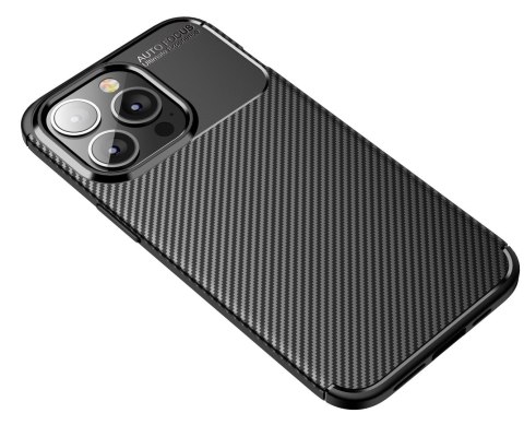 Etui na iPhone 12 / 12 PRO Carbon Premium czarne