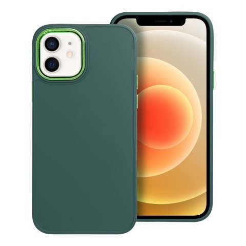 Futerał do iPhone 12 / 12 PRO Frame zielony