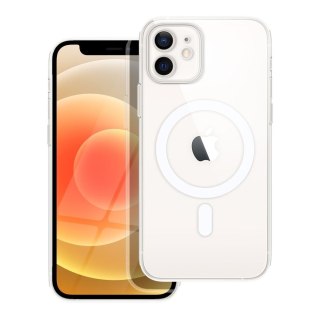 Futerał do iPhone 12 Clear Mag Cover (STR / CAMERA PROTECTION) zgodny z MagSafe transparentny