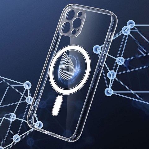 Futerał do iPhone 12 Clear Mag Cover (STR / CAMERA PROTECTION) zgodny z MagSafe transparentny