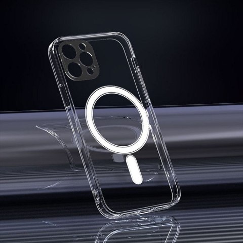 Futerał do iPhone 12 Clear Mag Cover (STR / CAMERA PROTECTION) zgodny z MagSafe transparentny