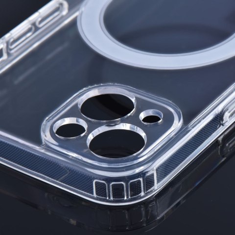 Futerał do iPhone 12 Clear Mag Cover (STR / CAMERA PROTECTION) zgodny z MagSafe transparentny