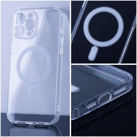 Futerał do iPhone 12 Clear Mag Cover (STR / CAMERA PROTECTION) zgodny z MagSafe transparentny