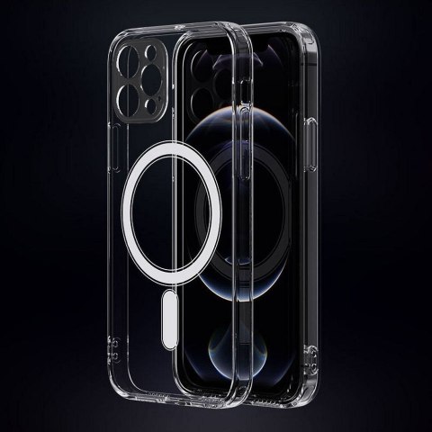 Futerał do iPhone 12 Clear Mag Cover (STR / CAMERA PROTECTION) zgodny z MagSafe transparentny